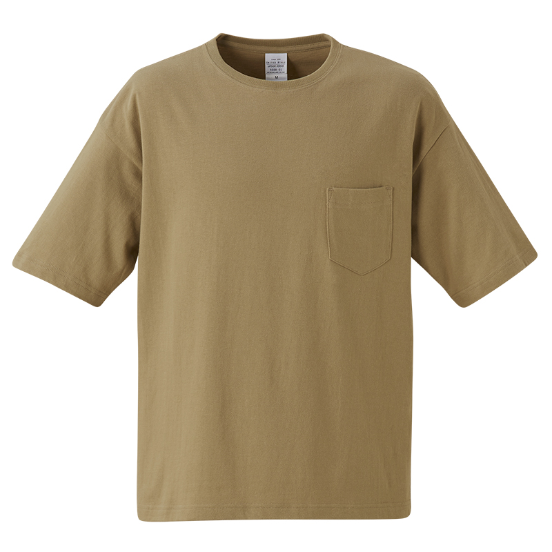 ユナイテッドアスレ 5.6oz ビッグシルエットTシャツ(胸ポケット有り) S～XLサイズ